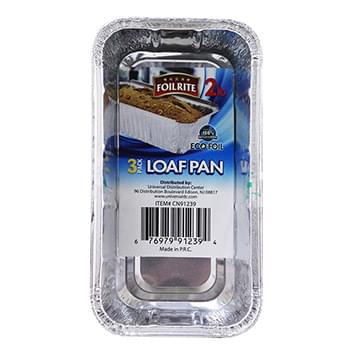 3PK FOILRIGHT LOAF PANS