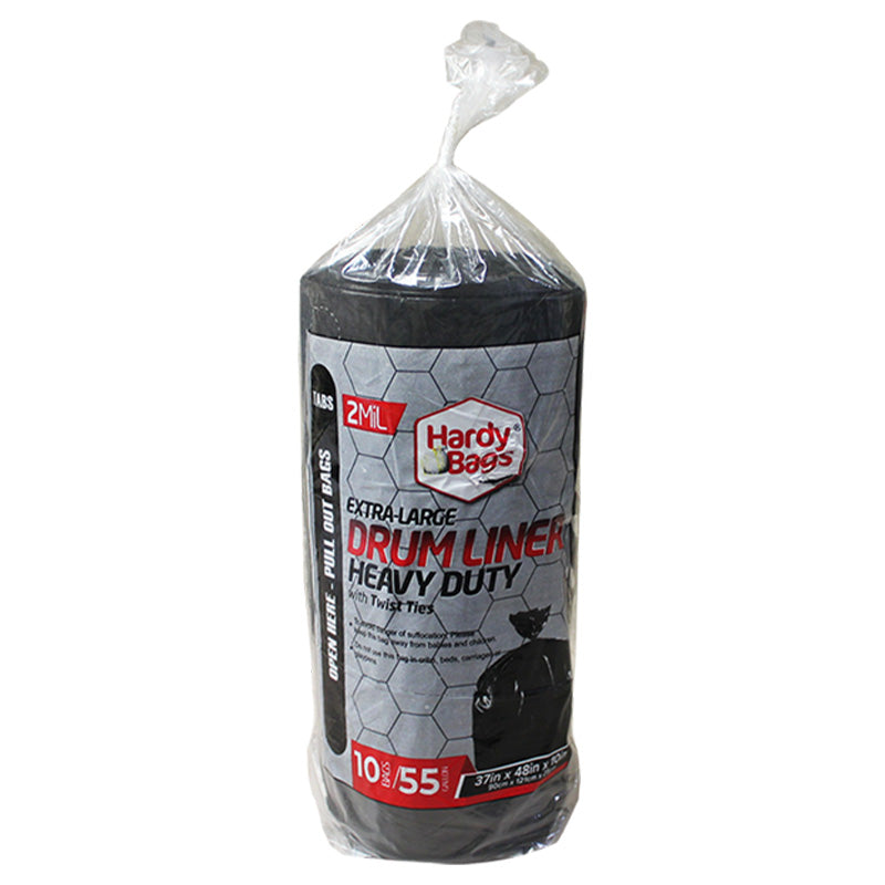 10ct 55 GALLON HEAVY DUTY DRUM LINER
