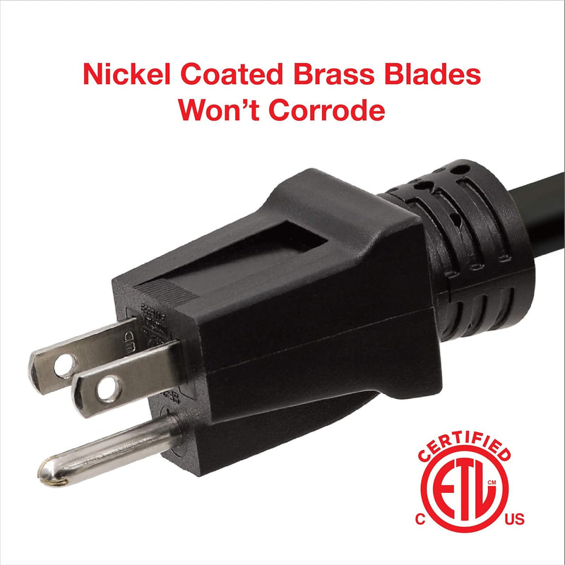 CLEAR POWER 8' 16/3 OUTDOOR EXTENSION CORD C-ETL-US