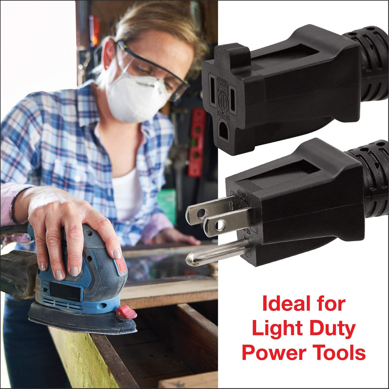 CLEAR POWER 8' 16/3 OUTDOOR EXTENSION CORD C-ETL-US