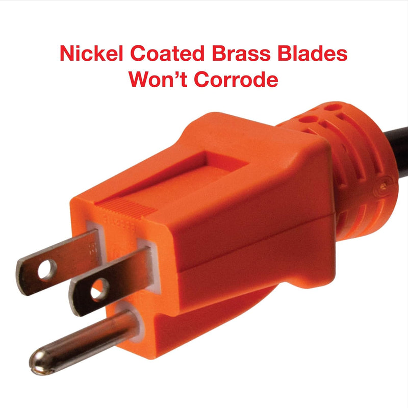 CLEAR POWER 15' 14/3 3 OUTLET EXTENSION CORD WITH CORD STRAP C-ETL-US