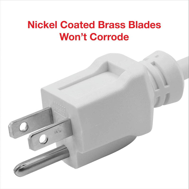 CLEAR POWER 12' 16/3 WHITE LANDSCAPE EXTENSION CORD WITH CORD STRAP C-ETL-US