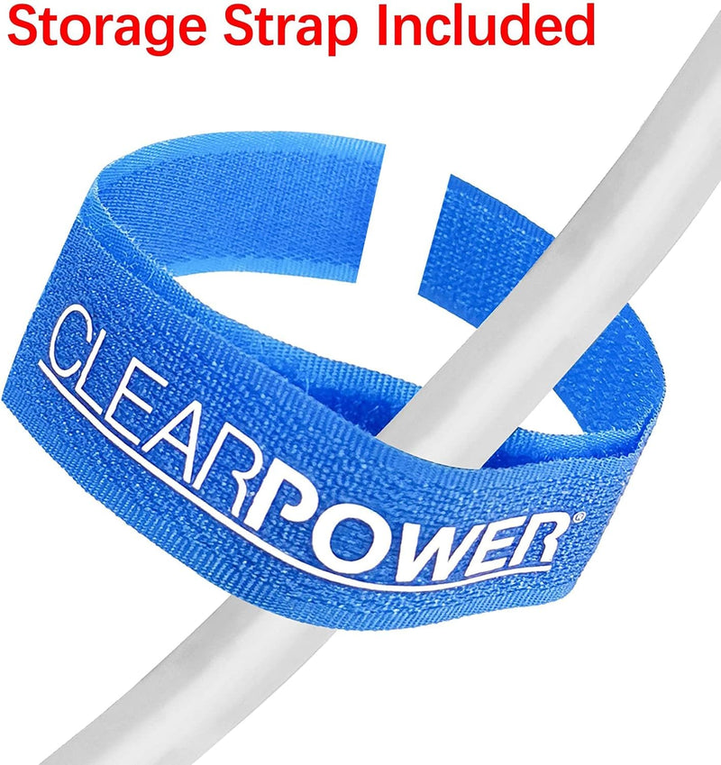CLEAR POWER 12' 16/3 WHITE LANDSCAPE EXTENSION CORD WITH CORD STRAP C-ETL-US