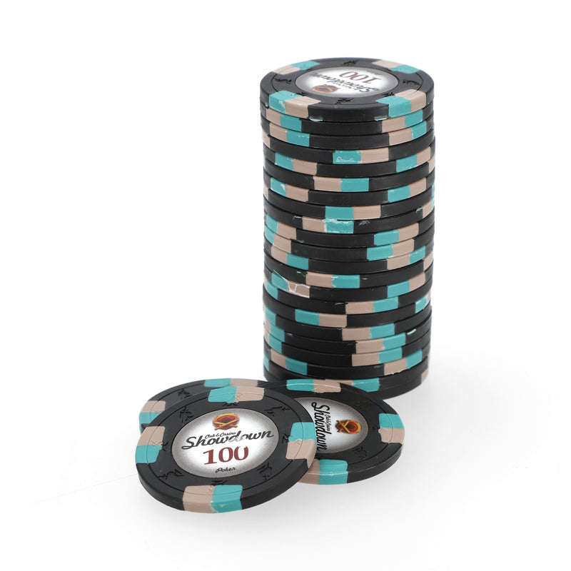CLUB CASINO 25CT 14G CLAY $100 POKER CHIPS