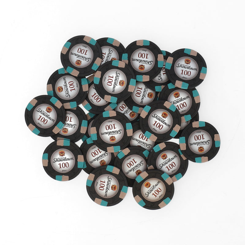 CLUB CASINO 25CT 14G CLAY $100 POKER CHIPS