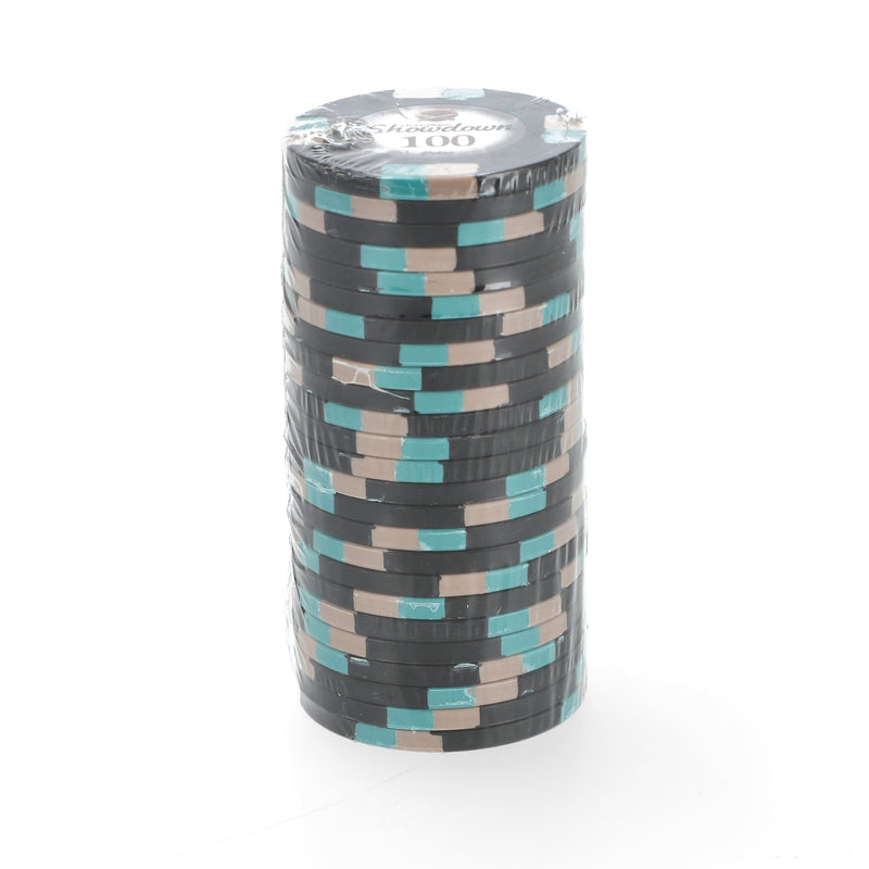 CLUB CASINO 25CT 14G CLAY $100 POKER CHIPS
