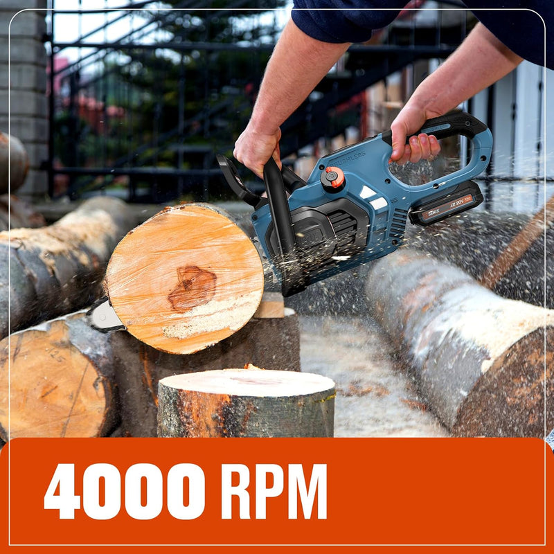 SENIX 20V CORDLESS 10'' BRUSHLESS CHAIN SAW BARE TOOL NO BATTERY 8M/S