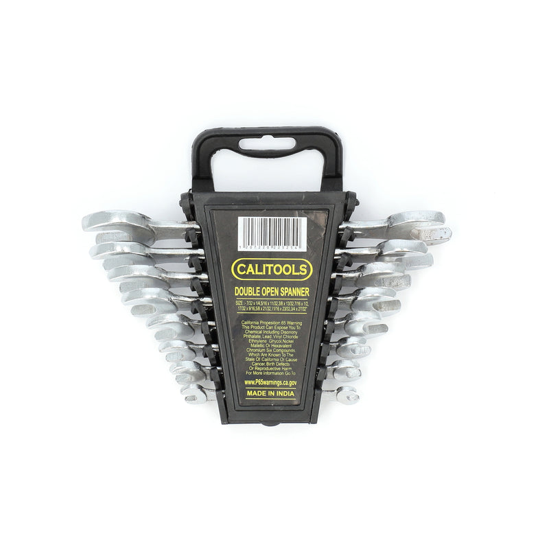 CALITOOLS 8PC DOUBLE OPEN SPANNER SET SAE