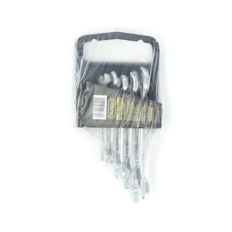 CALITOOLS 5PC DOUBLE OPEN SPANNER SET SAE