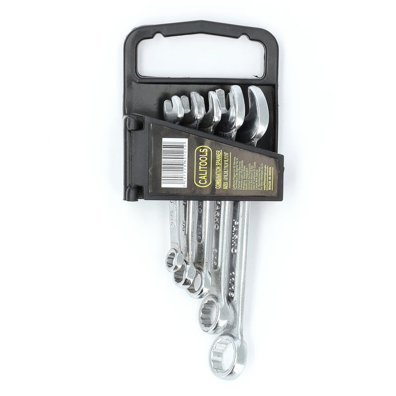CALITOOLS 5PC COMBINATION WRENCH SET SAE 3/8-5/8''