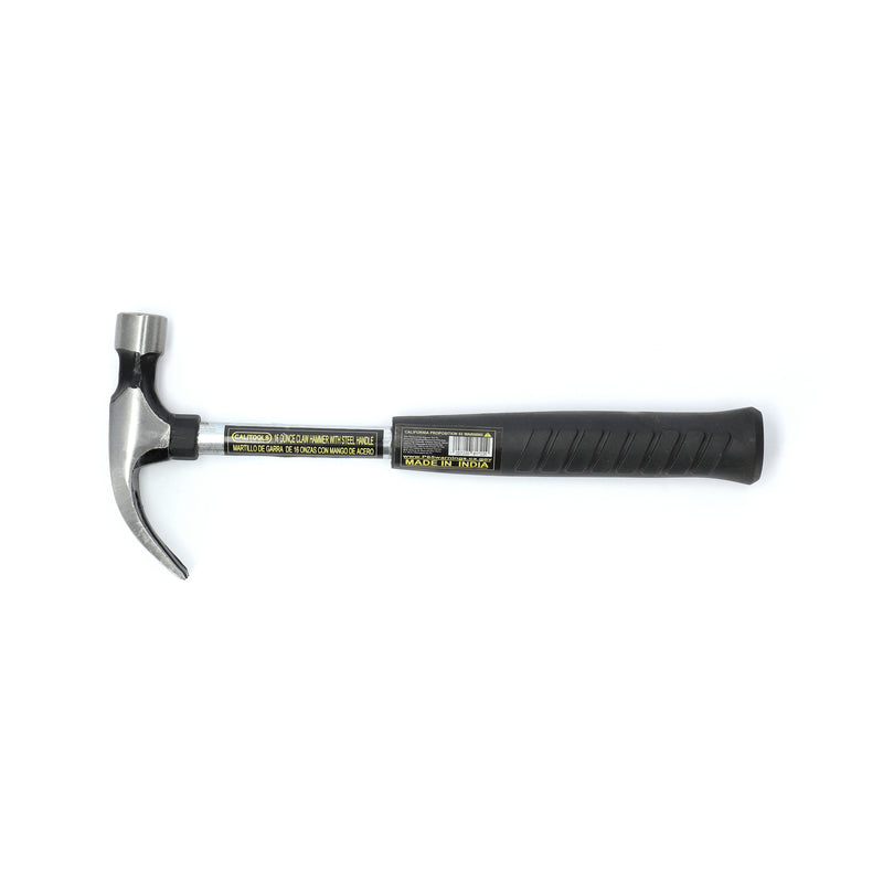 CALITOOLS 16 OZ CLAW HAMMER WITH TUBULAR STEEL HANDLE