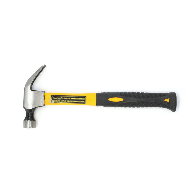 CALITOOLS 16 OZ CLAW HAMMER WITH FIBER HANDLE CAL PROPOSITION 65
