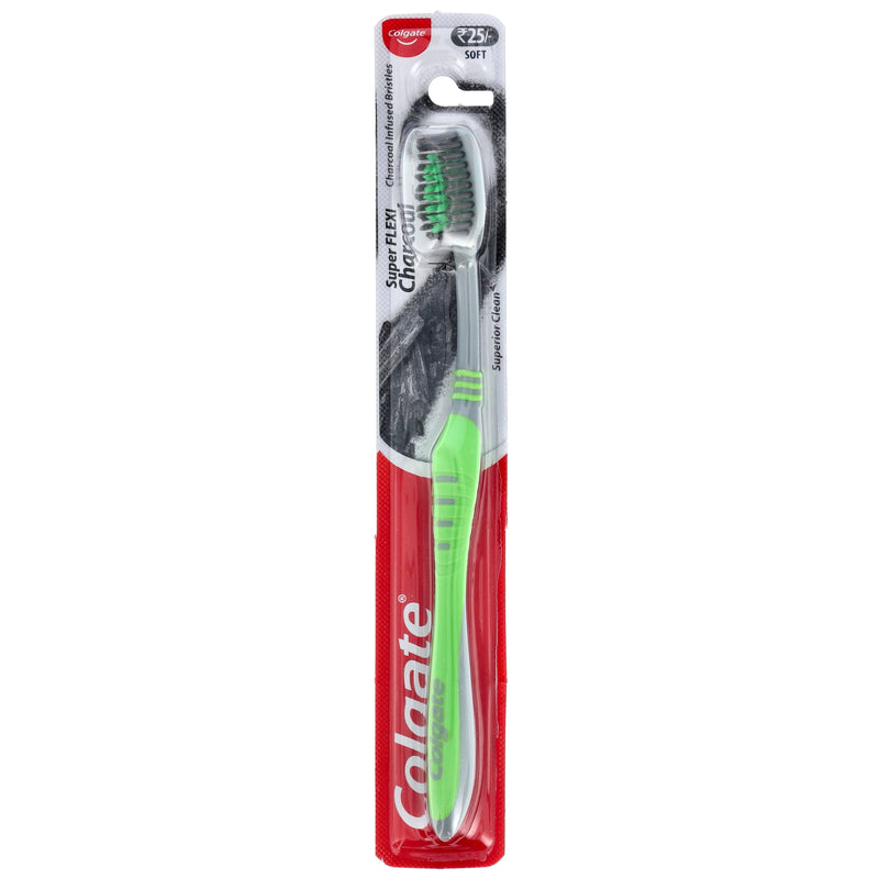 CTB-SFCS-COLGATE TBRUSH SOFT SUPER FLEX CHARCOAL