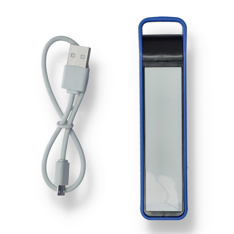 SUCTION CUP POWER BANK w/LED LIGHT BLUE
