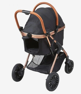 VEVOR PET STROLLER WITH BRAKES FOR SMALL TO MEDIUM DOGS
