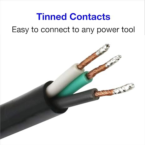 CLEAR POWER 10' 14/3 POWER SUPPLY CORD WITH CORD STRAP C-ETL-US