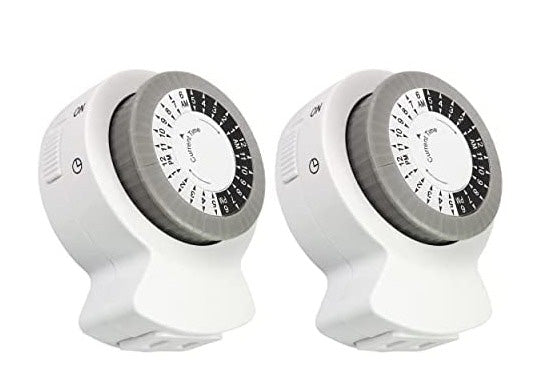 CLEAR POWER 2PK 24 HOUR INDOOR MECHANICAL TIMERS C-ETL-US