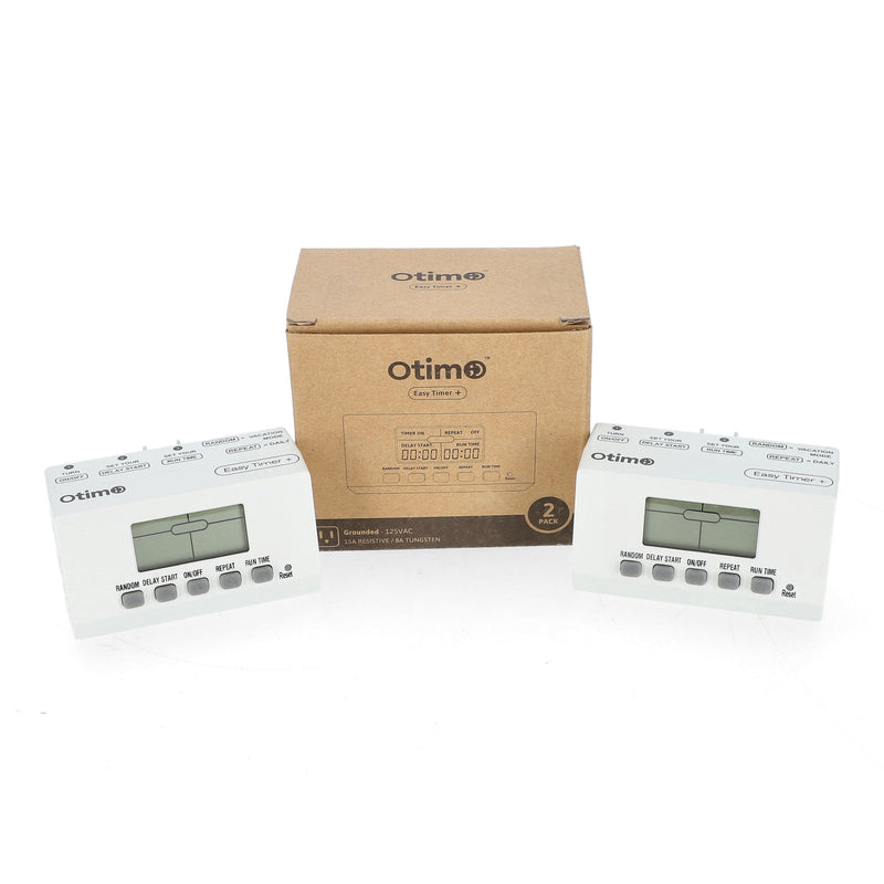 OPTIMO 2PK 1 OUTLET DIGITAL TIMER EASY PLUS C-ETL-US
