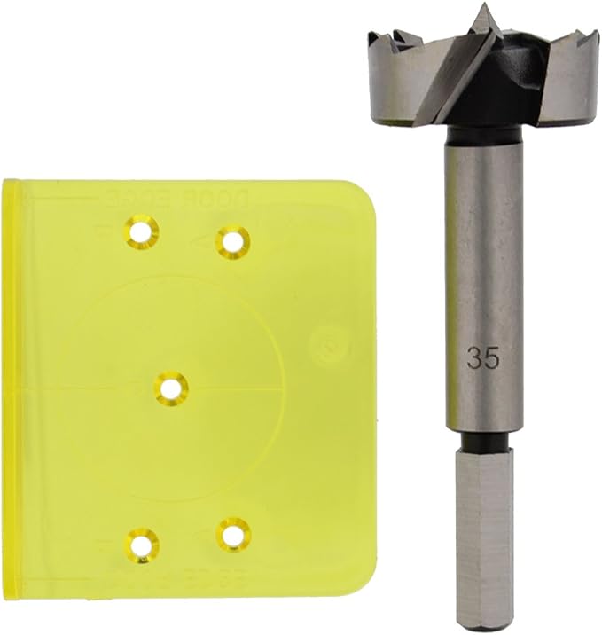 DCT 35MM CONCEALED CABINET DOOR HINGE JIG & FORSTNER BIT