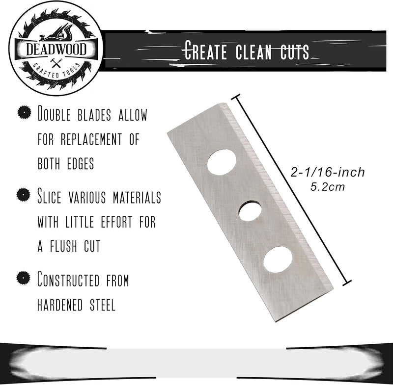 DCT 2PK REPLACEMENT BLADES FOR EDGE BANDING CUTTER