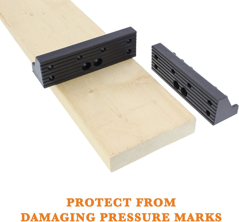 DEADWOOD CRAFTED 4'' WIDE JAW VICE CLAMP JAW PROTECTORS
