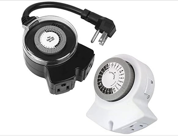 CLEAR POWER 2PK INDOOR-OUTDOOR MECHANICAL TIMERS C-ETL-US