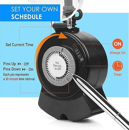 CLEAR POWER 2PK INDOOR-OUTDOOR MECHANICAL TIMERS C-ETL-US