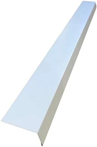 DEL610WHGA-GRIP-RITE EAVE DRIP ROOF EDGE 6x10' ALUMINUM WHITE