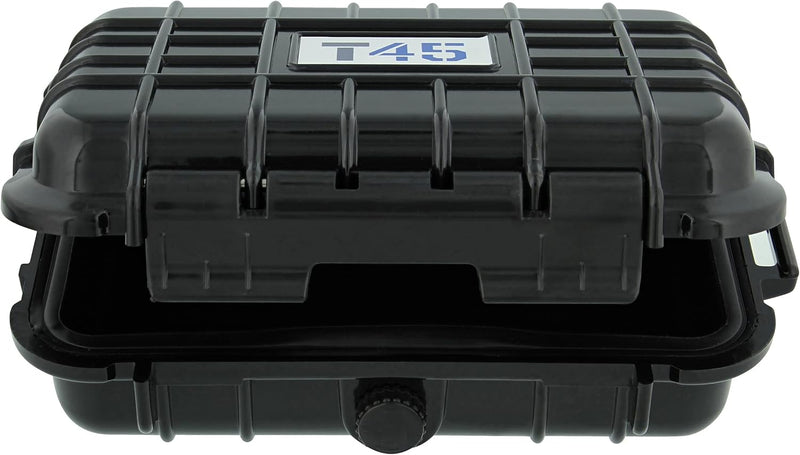 TACTICAL45 6.5x4.5x2'' WATERPROOF HARD CASE (SIMILAR TO PELICAN 1020)