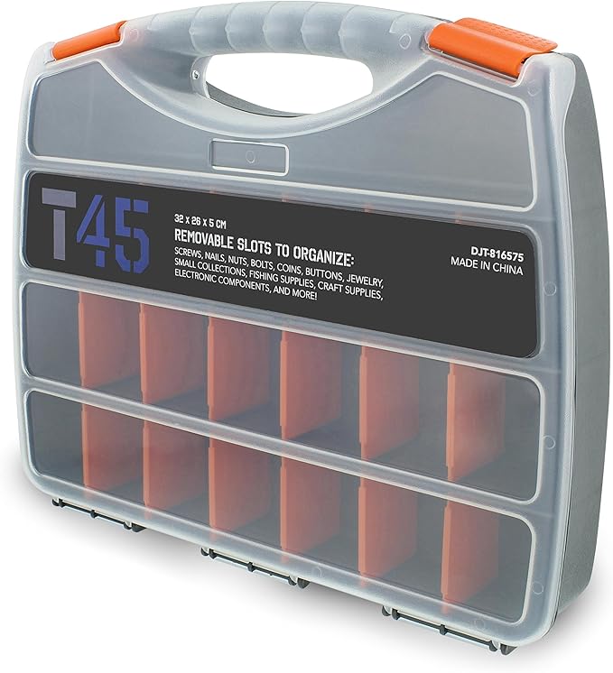 TACTICAL45 ORGANIZER WITH 21 REMOVABLE SLOTS 12.5x10x2''