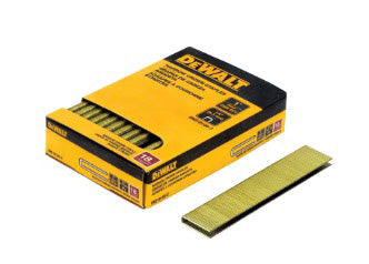DEWALT 2500CT NARROW CROWN STAPLES 5/8'' 18 GAUGE 1/4'' CROWN