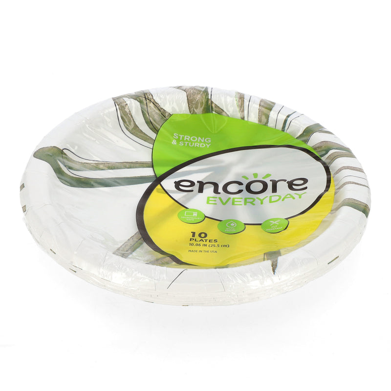 ENCORE EVERYDAY 10.06'' 10PK PAPER PLATE