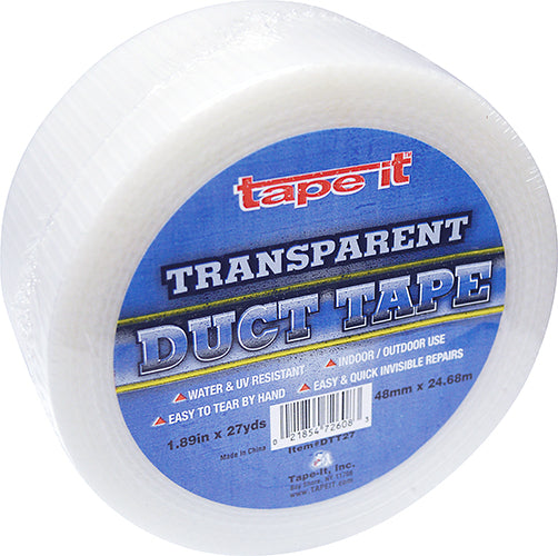 2''x27yd SEMI-CLEAR DUCT TAPE