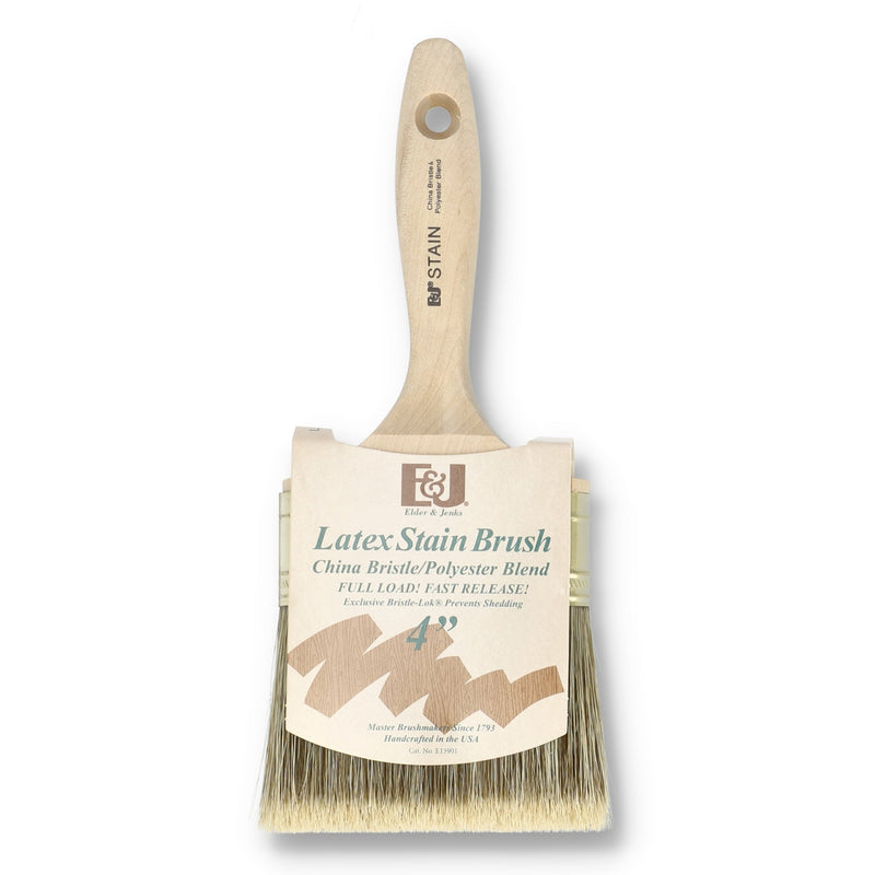 ELDER & JENKS 12PK 4'' LATEX STAIN BRUSH CHINA BRISTLE-POLY BLEND
