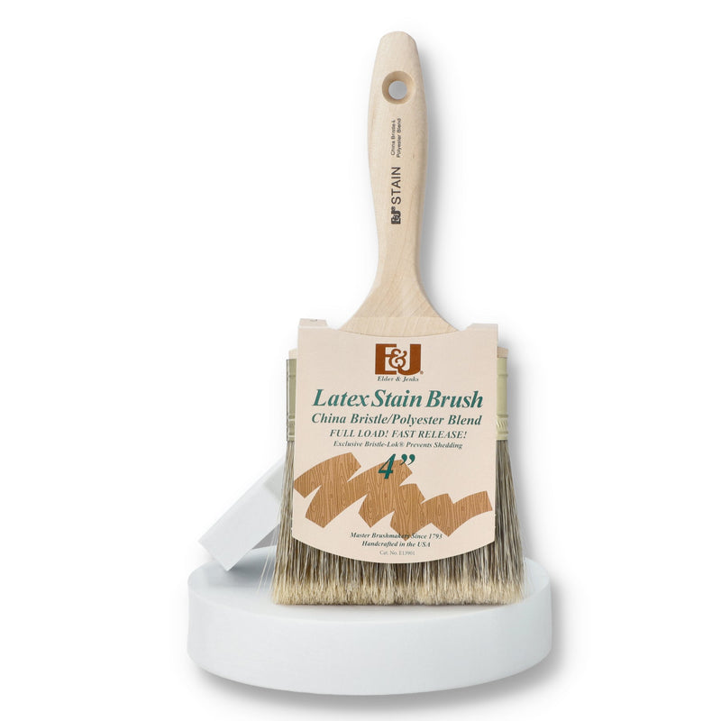 ELDER & JENKS 12PK 4'' LATEX STAIN BRUSH CHINA BRISTLE-POLY BLEND