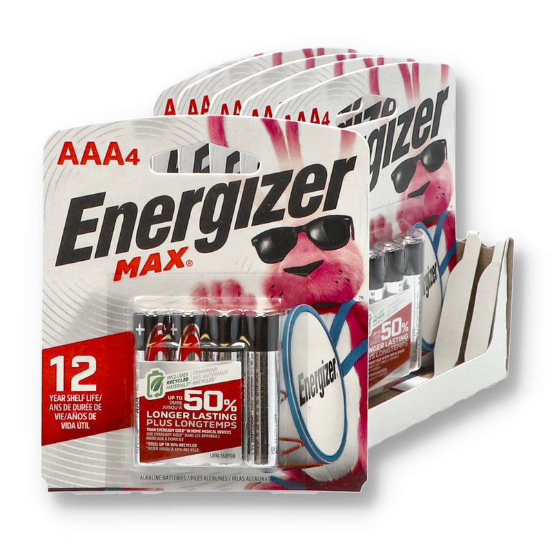 ENERGIZER 4pk AAA BATTERIES