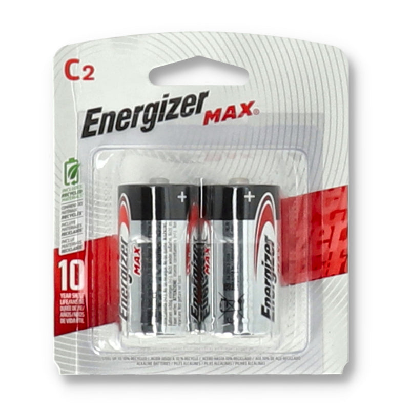 2pk ENERGIZER C BATTERIES