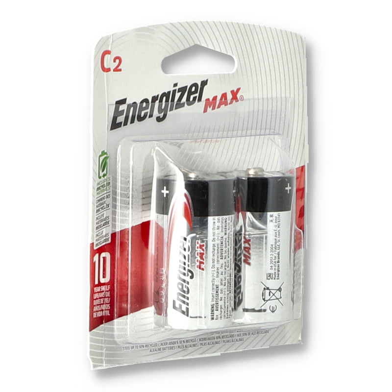 2pk ENERGIZER C BATTERIES