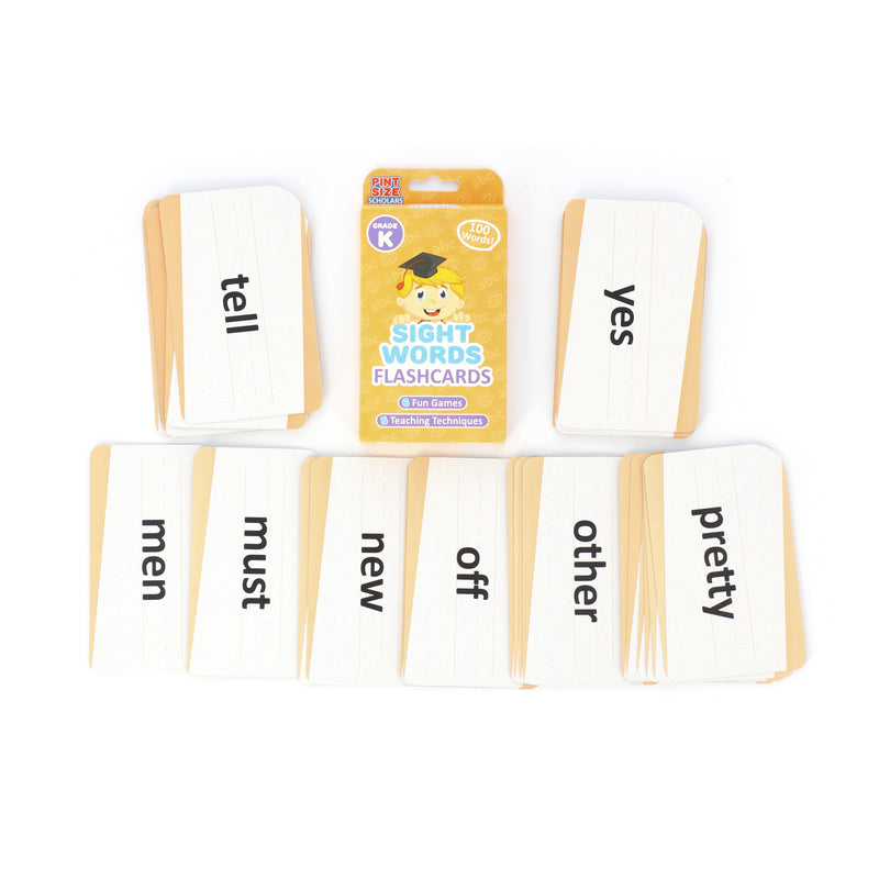 PINT SIZE SCHOLARS 100 SIGHT WORD FLASHCARDS GRADE K