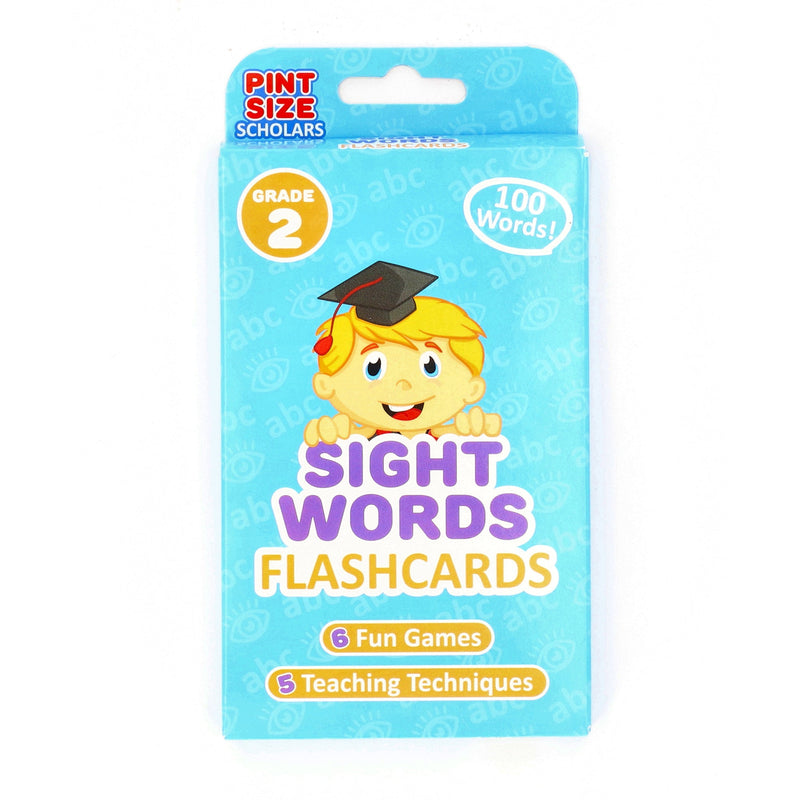 PINT SIZE SCHOLARS 100 SIGHT WORDS FLASH CARDS GRADE 2