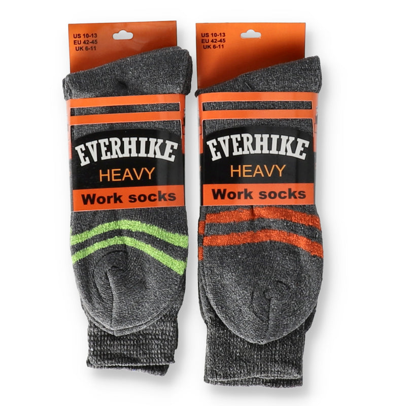 EVERHIKE HEAVY WORK SOCKS 2 PAIR SIZE 10-13