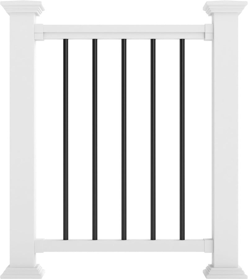 ENVISION A210 8' MAT WHITE RAIL KIT BLACK MESH