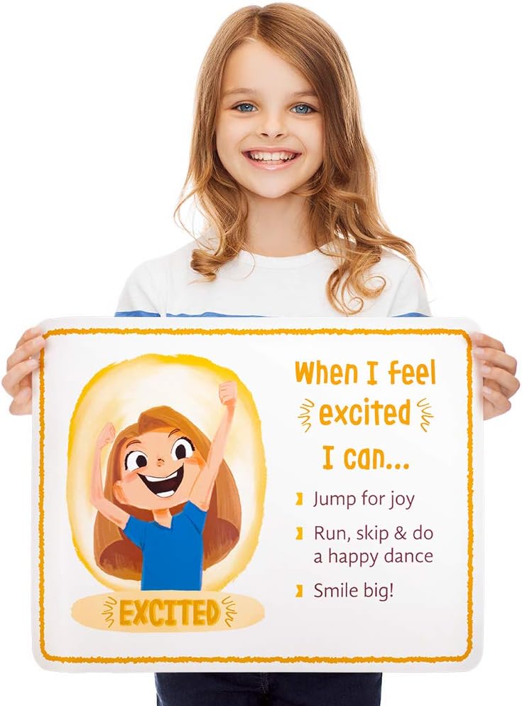 MODERN CURIOSITY KIDS 8PK 16.5x21.5'' HOW I'M FEELING CLASSROOM POSTER 8 EMOTIONS