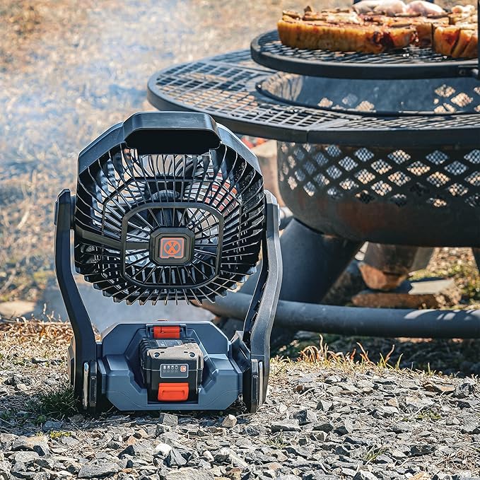 SENIX 20V CORDLESS 7.5'' JOBSITE FAN & WORKLIGHT BARE TOOL ONLY NO BATTERY