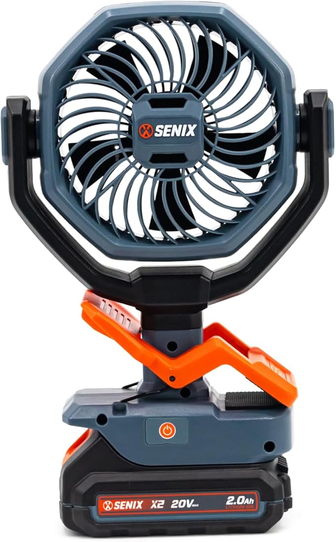 SENIX 20V CORDLESS 4'' CLAMP FAN BARE TOOL NO BATTERY