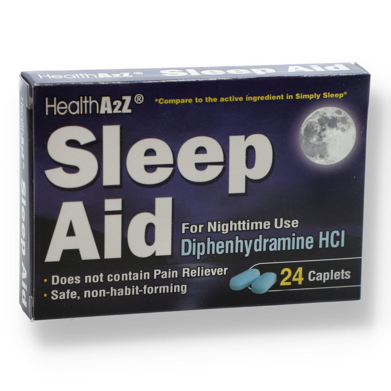 A2Z 24ct SLEEP AID DIPHEN 25mg CAPLETS
