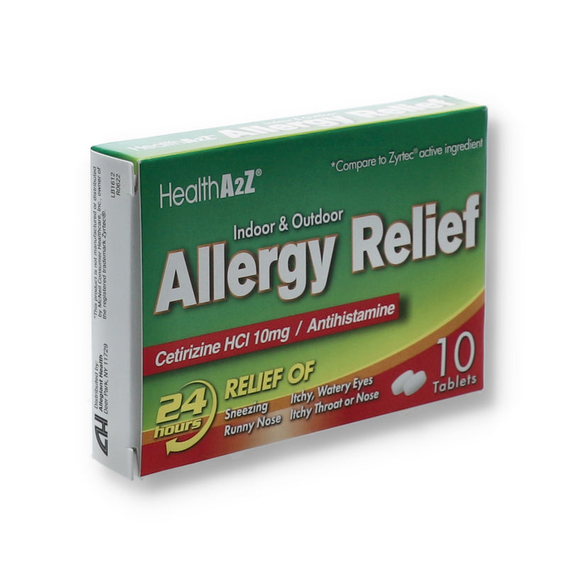 A2Z INDOOR-OUTDOOR 10ct ALLERGY RELIEF TABLETS
