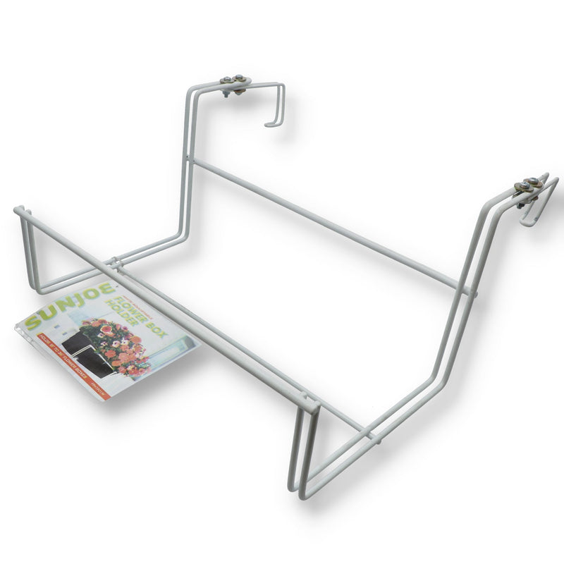 SUN JOE FLOWER BOX HOLDER ADJUSTABLE FITS 2.6-5'' RAILINGS