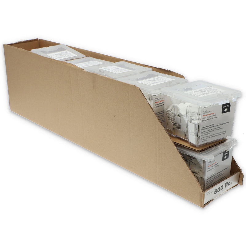 WEDGE SPACERS 500pk RESEALABLE