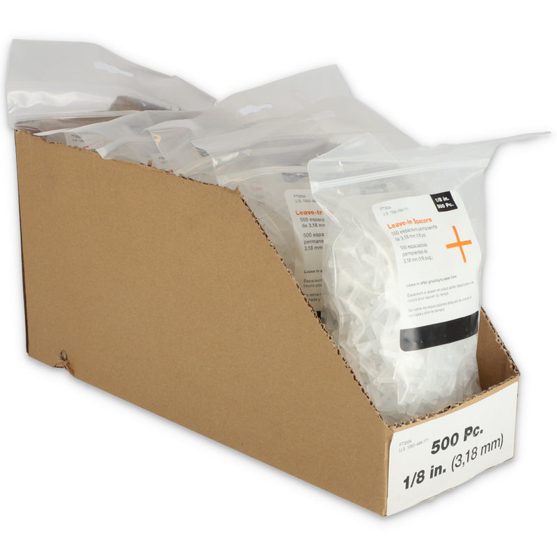 500pc 1/8'' LEAVE IN TILE SPACERS